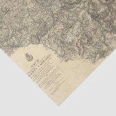 Militaire operaties van de Campagne van Atlanta 3 Tissuepapier (Detail)