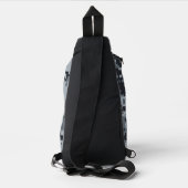Militaire Orbitale Digitale Camouflagepatroon Sling Bag (Achterkant)