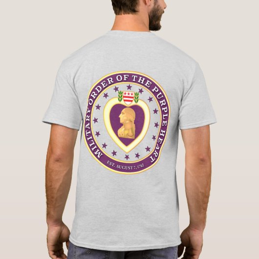 Militaire Orde van het Paarse Hart 2 T-shirt (Achterkant)