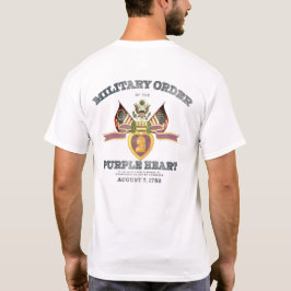 "MILITAIRE ORDE van het PAARSE HART" T-shirt