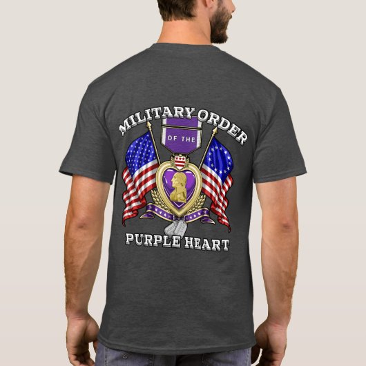 Militaire Orde van het Paarse Hart T-shirt (Achterkant)