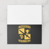 Militaire OTC-opleidingskorps voor reservemiddelen Plaatskaartje (Buitenkant ongevouwen)