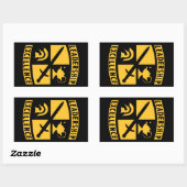 Militaire OTC-opleidingskorps voor reservemiddelen Rechthoekige Sticker (Vel)