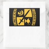 Militaire OTC-opleidingskorps voor reservemiddelen Rechthoekige Sticker (Tas)