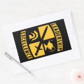 Militaire OTC-opleidingskorps voor reservemiddelen Rechthoekige Sticker (Envelop)