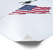 Militaire parachute Guy Foto Print Foto Afdruk (Hoek)