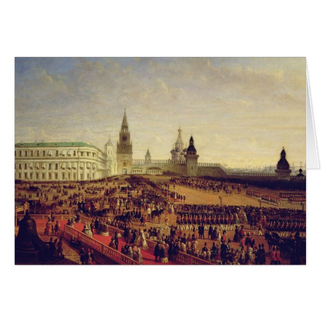 Militaire parade tijdens de Koronatie van Alexande (Voorkant Horizontaal)