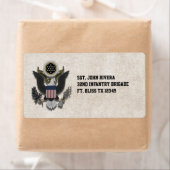 Militaire Patriottische Adelaar Logo Seal Etiket (Insitu)