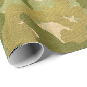 Militaire patroononmiddellijke verpakking cadeaupapier