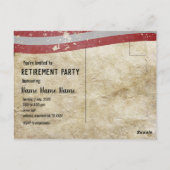 Militaire Pensioen, Leger, Pensioenpartij Briefkaart (Achterkant)