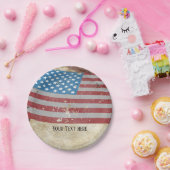 Militaire Pensioen, Leger, Pensioenpartij Papieren Bordje (Feest)