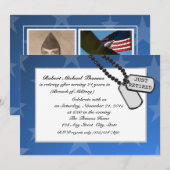 Militaire Pensioen Partij Blauw Kaart (Voorkant / Achterkant)