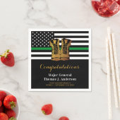 Militaire Pensioen Thin Green Line Boots Party  Servet (Insitu)