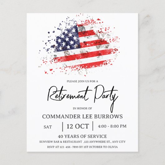 Militaire Pensioenpartij Flyer (Voorkant)