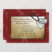 Militaire Pensioenpartij Kaart (Voorkant / Achterkant)