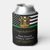 Militaire Pensioenpartij Thin Green Line Boots Blikjeskoeler (Blikje Voorkant)