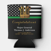 Militaire Pensioenpartij Thin Green Line Boots Blikjeskoeler (Achterkant)