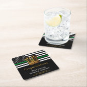 Militaire Pensioenpartij Thin Green Line Boots Kartonnen Onderzetters (Insitu)