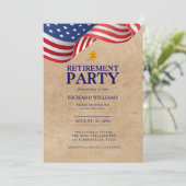 MILITAIRE PENSIONERING Gouden Eiken Blad Kolonel U Kaart (Staand voorkant)