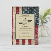 Militaire pensionering kaart (Staand voorkant)