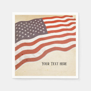 Militaire pensionering, leger, oud papier Napkin Servet