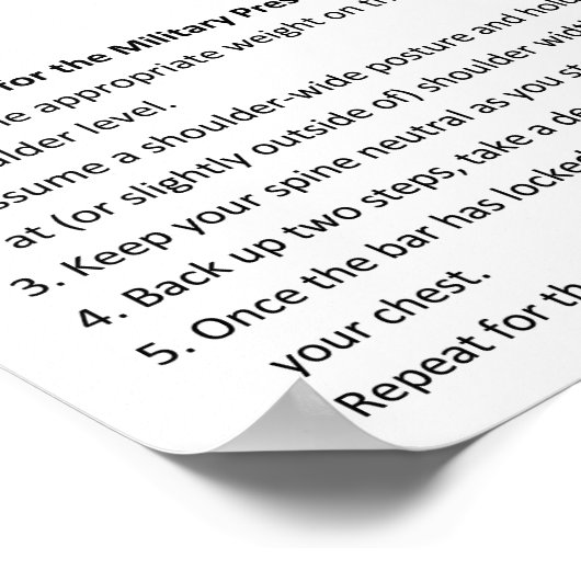 Militaire pers - Uitoefening - Anatomieurspier Poster (Hoek)