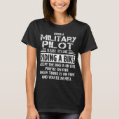 Militaire piloot t-shirt (Voorkant)