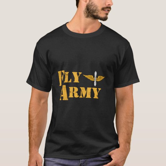 Militaire piloot van het  leger van de Vluchteling T-shirt (Voorkant)