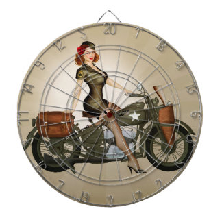 Militaire Pinup Dart Board Dartbord