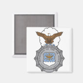 militaire politie-badge magneet (Voorkant / Achterkant)
