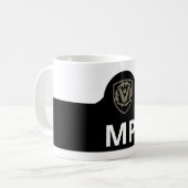 Militaire politie Brassard Coffee Mok (Voorkant links)