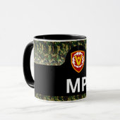 Militaire politie Brassard Coffee Mok (Voorkant links)