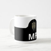 Militaire politie Brassard Coffee Mok (Voorkant links)