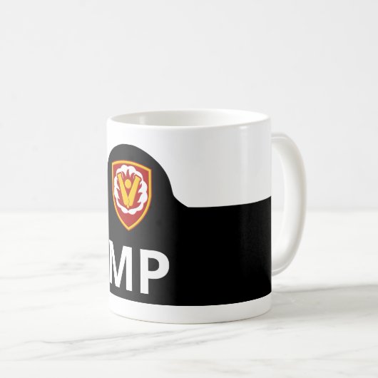 Militaire politie Brassard Coffee Mok (Voorkant rechts)