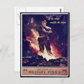 Militaire politie briefkaart (Voorkant / Achterkant)