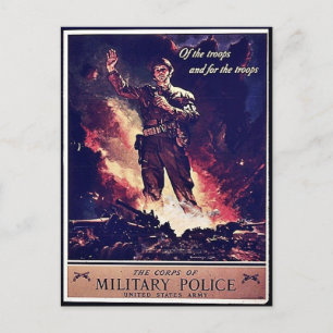 Militaire politie briefkaart