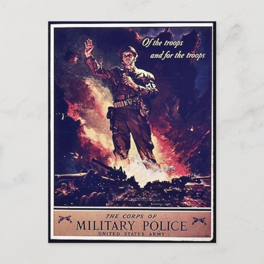 Militaire politie briefkaart (Voorkant)