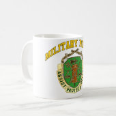 Militaire politie koffiemok (Voorkant links)