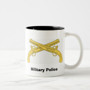 militaire politie, militaire politie tweekleurige koffiemok