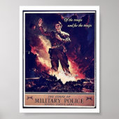 Militaire politie poster (Voorkant)