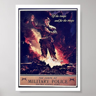 Militaire politie poster