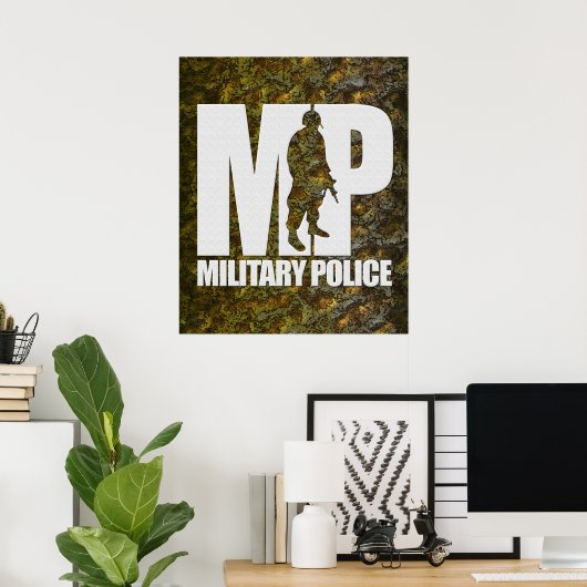 Militaire politie poster (Thuiskantoor)