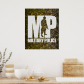 Militaire politie poster (Keuken)