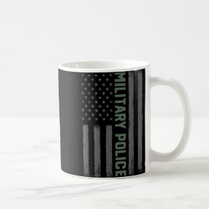 Militaire Politie Shirt Amerikaanse vlag _ Proud U Koffiemok