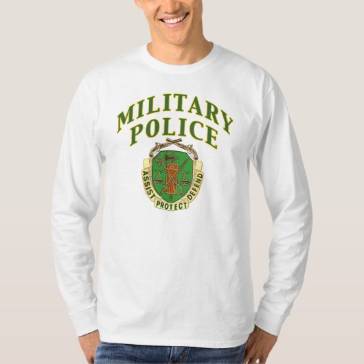 Militaire politie t-shirt (Voorkant)