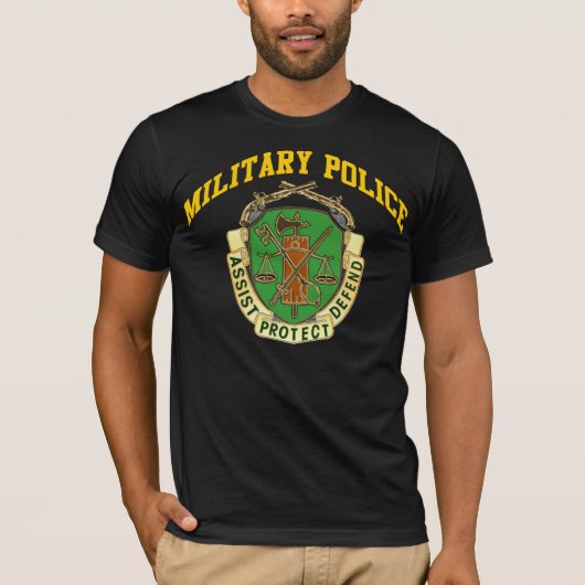 Militaire politie t-shirt (Voorkant)