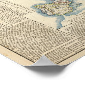 Militaire politieke kaart van Europa Poster (Hoek)