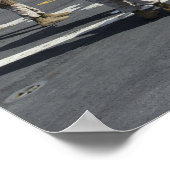 Militaire politietraining met de Berretta M9 Poster (Hoek)