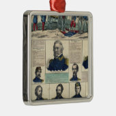 Militaire portretten metalen ornament (Rechts)