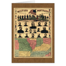 Militaire portretten uit de burgeroorlog 1861, opn